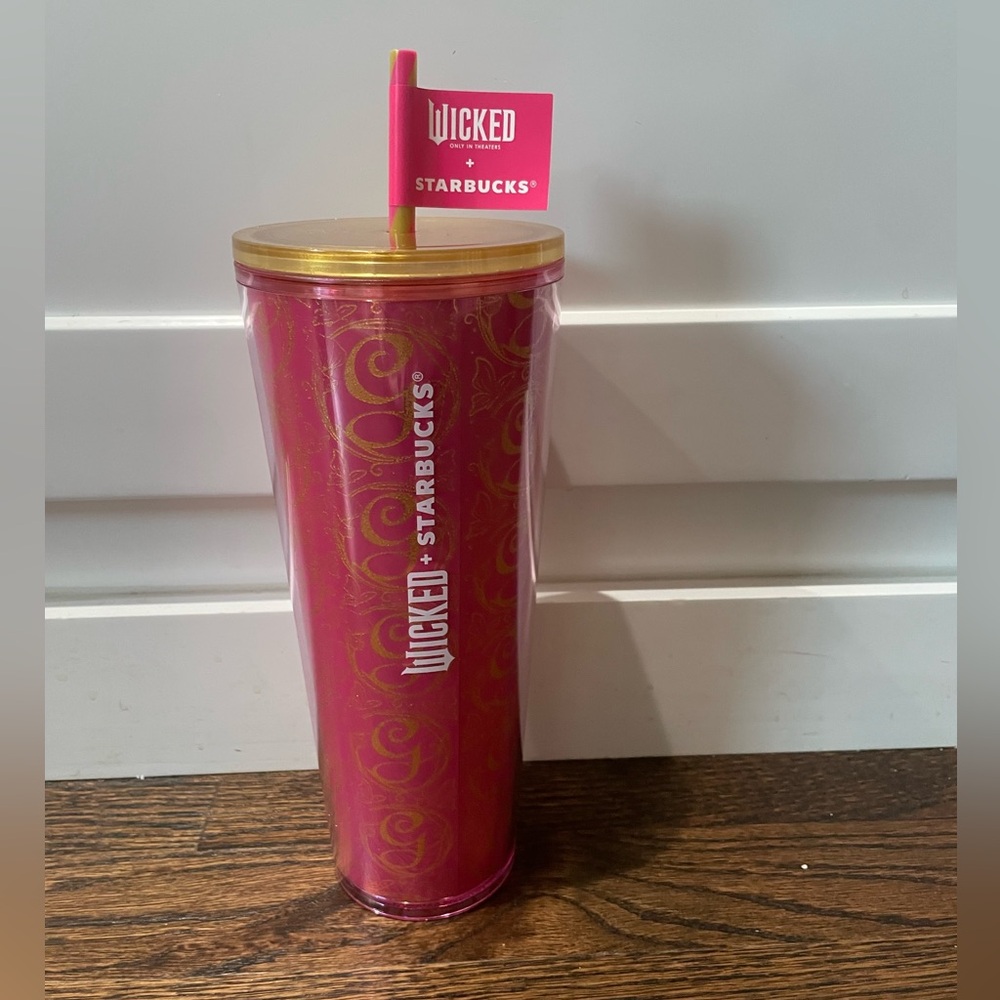 Starbucks + Wicked Hot Pink Cold Cup (NWT)